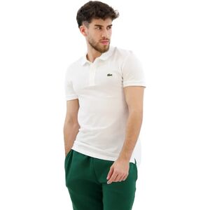 Lacoste Slim Fit Petit Pique Short Sleeve Polo White 2XL Men Lacoste Slim Fit Petit Pique Short Sleeve Polo White 2XL Men