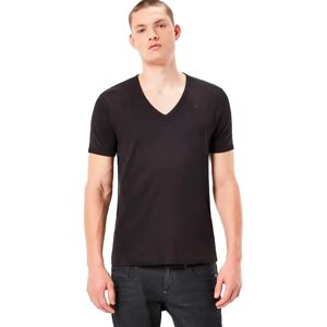 G-star Base Ribbed Premium 1 By 1 Short Sleeve V Neck T-shirt 2 Units Black XS Men G-star Base Ribbed Premium 1 By 1 Short Sleeve V Neck T-shirt 2 Units Black XS Men