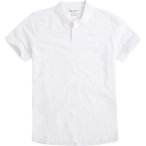 Pepe Jeans Vincent Short Sleeve Polo White S Men Pepe Jeans Vincent Short Sleeve Polo White S Men