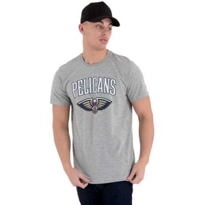 New Era Team Logo New Orleans Pelicans Short Sleeve T-shirt Grey XS-S Men New Era Team Logo New Orleans Pelicans Short Sleeve T-shirt Grey XS-S Men