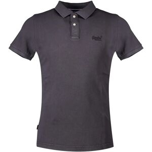 Superdry Vintage Destroyed Short Sleeve Polo Vintage Black S Men Superdry Vintage Destroyed Short Sleeve Polo Vintage Black S Men