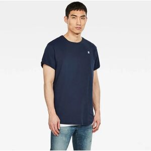 G-star Lash Ribbed Short Sleeve T-shirt Sartho Blue II 2XL Men G-star Lash Ribbed Short Sleeve T-shirt Sartho Blue II 2XL Men