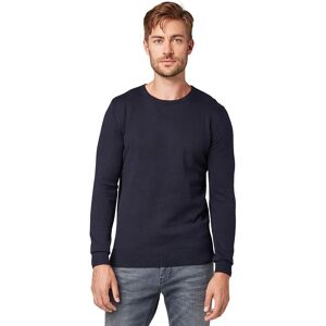 Tom Tailor Simple Knitted Sweater Knitted Navy Melange S Men Tom Tailor Simple Knitted Sweater Knitted Navy Melange S Men