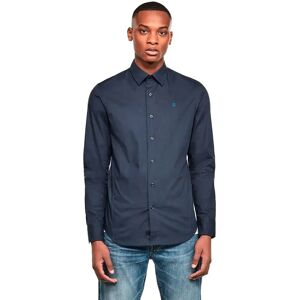 G-star Dressed Super Slim Long Sleeve Shirt Mazarine Blue 2XS Men G-star Dressed Super Slim Long Sleeve Shirt Mazarine Blue 2XS Men