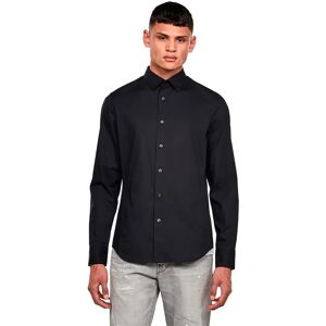 G-star Dressed Super Slim Long Sleeve Shirt Dark Black XS Men G-star Dressed Super Slim Long Sleeve Shirt Dark Black XS Men