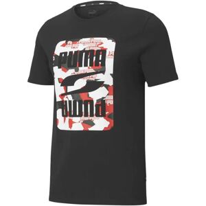 Puma Rebel Camo Graphic Short Sleeve T-shirt Cotton Black M Men Puma Rebel Camo Graphic Short Sleeve T-shirt Cotton Black M Men