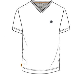 Timberland Dunstan River Slim Short Sleeve V Neck T-shirt White L Men Timberland Dunstan River Slim Short Sleeve V Neck T-shirt White L Men