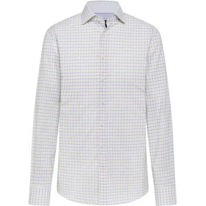 Hackett Two Colour Cotton London Ggham Long Sleeve Shirt Sky / Yellow M Men Hackett Two Colour Cotton London Ggham Long Sleeve Shirt Sky / Yellow M Men