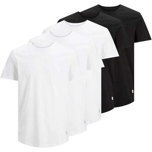 Jack & Jones Noa Crew Short Sleeve T-shirt 5 Units Black / Detail White / Black / Regular Fit XL Men Jack & Jones Noa Crew Short Sleeve T-shirt 5 Units Black / Detail White / Black / Regular Fit XL Men