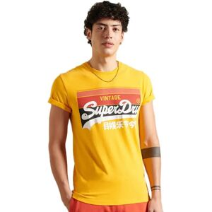 Superdry Vintage Logo Cali Stripe 220 Short Sleeve T-shirt Utah Gold S Men Superdry Vintage Logo Cali Stripe 220 Short Sleeve T-shirt Utah Gold S Men