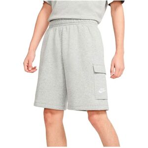 Nike Sportswear Club Cargo Shorts Dark Grey Heather / Matte Silver / White L Men Nike Sportswear Club Cargo Shorts Dark Grey Heather / Matte Silver / White L Men