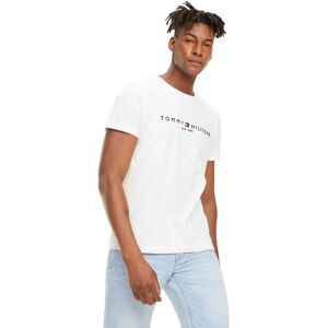 Tommy Hilfiger Logo Short Sleeve T-shirt Snow White XL Men Tommy Hilfiger Logo Short Sleeve T-shirt Snow White XL Men