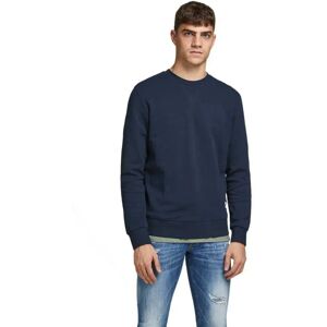 Jack & Jones Basic Sweatshirt Navy Blazer / Regular Fit S Men Jack & Jones Basic Sweatshirt Navy Blazer / Regular Fit S Men