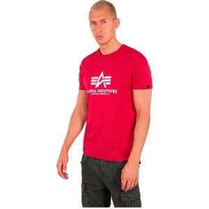 Alpha Industries Basic Short Sleeve T-shirt Rbf Red L Men Alpha Industries Basic Short Sleeve T-shirt Rbf Red L Men