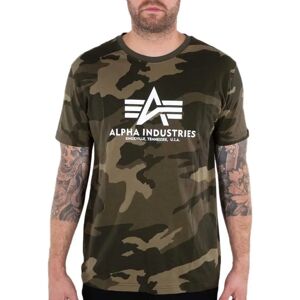 Alpha Industries Basic Camo Short Sleeve T-shirt Olive Camo 2XL Men Alpha Industries Basic Camo Short Sleeve T-shirt Olive Camo 2XL Men