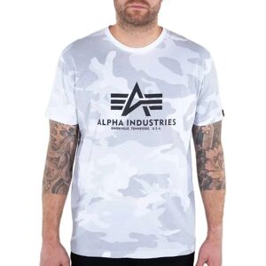 Alpha Industries Basic Camo Short Sleeve T-shirt White Camo 2XL Men Alpha Industries Basic Camo Short Sleeve T-shirt White Camo 2XL Men