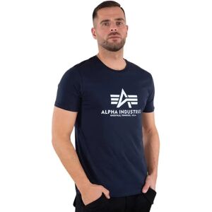 Alpha Industries Basic Reflective Print Short Sleeve T-shirt Rep.Blue XL Men Alpha Industries Basic Reflective Print Short Sleeve T-shirt Rep.Blue XL Men