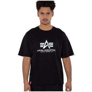 Alpha Industries Basic Os Heavy Short Sleeve T-shirt Black 3XL Men Alpha Industries Basic Os Heavy Short Sleeve T-shirt Black 3XL Men