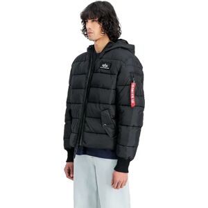 Alpha Industries Hooded Puffer Fd Jacket Black 3XL Men Alpha Industries Hooded Puffer Fd Jacket Black 3XL Men