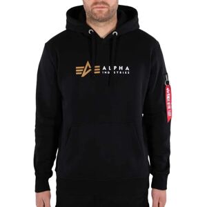 Alpha Industries Label Sweater Black L Men Alpha Industries Label Sweater Black L Men