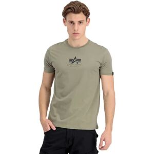 Alpha Industries Basic Ml Short Sleeve T-shirt Olive S Men Alpha Industries Basic Ml Short Sleeve T-shirt Olive S Men