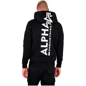 Alpha Industries Back Print Zip Hoodie Black 2XL Men Alpha Industries Back Print Zip Hoodie Black 2XL Men