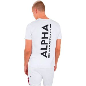 Alpha Industries Backprint Short Sleeve T-shirt White 3XL Men Alpha Industries Backprint Short Sleeve T-shirt White 3XL Men