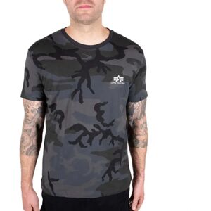 Alpha Industries Backprint Camo Short Sleeve T-shirt Black Camo 2XL Men Alpha Industries Backprint Camo Short Sleeve T-shirt Black Camo 2XL Men
