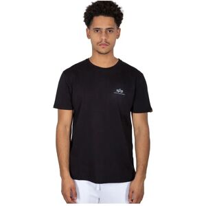 Alpha Industries Backprint Reflective Print Short Sleeve T-shirt Black / Reflective XS Men Alpha Industries Backprint Reflective Print Short Sleeve T-shirt Black / Reflective XS Men