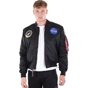 Alpha Industries Ma-1 Vf Nasa Jacket Black 5XL Men Alpha Industries Ma-1 Vf Nasa Jacket Black 5XL Men