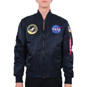 Alpha Industries Ma-1 Vf Nasa Jacket All Rep.Blue S Men Alpha Industries Ma-1 Vf Nasa Jacket All Rep.Blue S Men