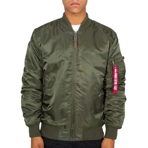 Alpha Industries Ma-1 Vf 59 Long Jacket Dark Green M Men Alpha Industries Ma-1 Vf 59 Long Jacket Dark Green M Men