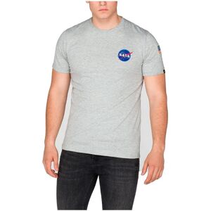 Alpha Industries Space Shuttle Short Sleeve T-shirt Grey Heather L Men Alpha Industries Space Shuttle Short Sleeve T-shirt Grey Heather L Men