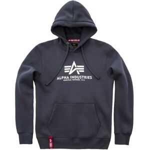 Alpha Industries Basic Hoodie Greyblack XL Men Alpha Industries Basic Hoodie Greyblack XL Men