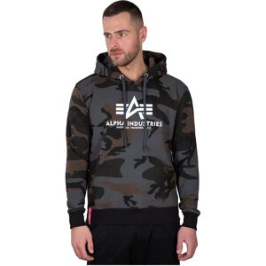 Alpha Industries Basic Camo Hoodie Black Camo L Men Alpha Industries Basic Camo Hoodie Black Camo L Men