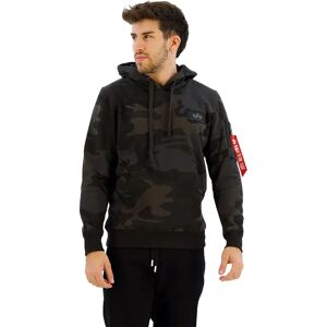 Alpha Industries Back Print Camo Hoodie Black Camo M Men Alpha Industries Back Print Camo Hoodie Black Camo M Men