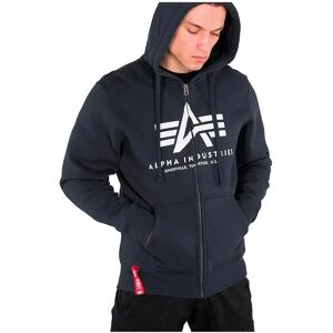 Alpha Industries Basic Zip Hoodie Rep.Blue L Men Alpha Industries Basic Zip Hoodie Rep.Blue L Men