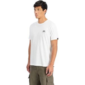 Alpha Industries Basic Small Logo Short Sleeve T-shirt White 5XL Men Alpha Industries Basic Small Logo Short Sleeve T-shirt White 5XL Men