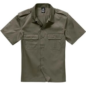 Brandit Us Short Sleeve Shirt Olive 6XL Men Brandit Us Short Sleeve Shirt Olive 6XL Men