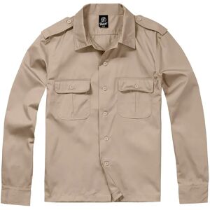 Brandit Us Long Sleeve Shirt Beige 4XL Men Brandit Us Long Sleeve Shirt Beige 4XL Men