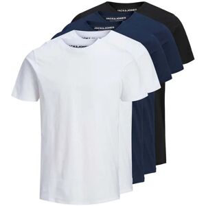 Jack & Jones Organic Basic 5 Pack Short Sleeve T-shirt Black / Pack 2 White / 2 Navy / 1 Black S Men Jack & Jones Organic Basic 5 Pack Short Sleeve T-shirt Black / Pack 2 White / 2 Navy / 1 Black S Men