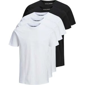 Jack & Jones Organic Basic 5 Pack Short Sleeve T-shirt Black / Pack 3 White / 2 Black M Men Jack & Jones Organic Basic 5 Pack Short Sleeve T-shirt Black / Pack 3 White / 2 Black M Men