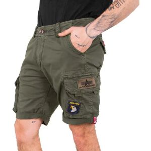 Alpha Industries Crew Patch Shorts Dark Olive 36 Men Alpha Industries Crew Patch Shorts Dark Olive 36 Men