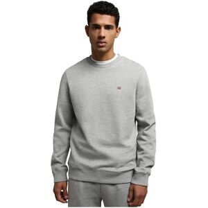 Napapijri Balis Crew 1 Sweatshirt Medium Grey Melange XS Men Napapijri Balis Crew 1 Sweatshirt Medium Grey Melange XS Men