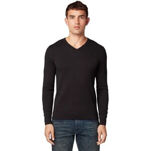 Tom Tailor 1012820 V Neck Sweater Black L Men Tom Tailor 1012820 V Neck Sweater Black L Men