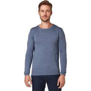 Tom Tailor Basic Crew Sweater Vintage Indigo Blue Melange S Men Tom Tailor Basic Crew Sweater Vintage Indigo Blue Melange S Men