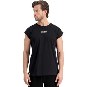 Alpha Industries Organics Emb Sleeveless T-shirt Organic Black S Men Alpha Industries Organics Emb Sleeveless T-shirt Organic Black S Men