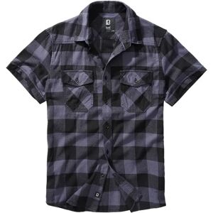 Brandit Check Short Sleeve Shirt Black / Grey M Men Brandit Check Short Sleeve Shirt Black / Grey M Men