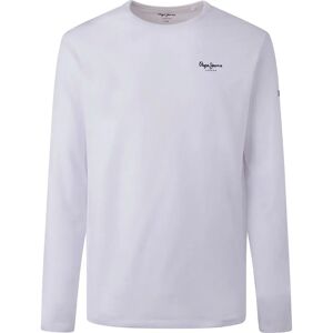 Pepe Jeans Original Basic 2 Long Sleeve T-shirt White 2XL Men Pepe Jeans Original Basic 2 Long Sleeve T-shirt White 2XL Men