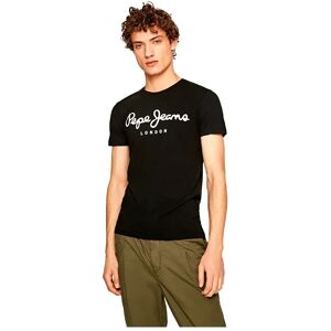 Pepe Jeans Original Stretch T-shirt Black 2XL Men Pepe Jeans Original Stretch T-shirt Black 2XL Men